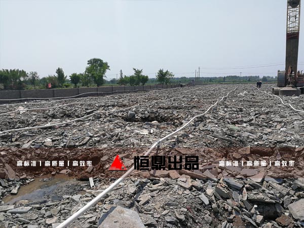 江蘇泰州港物流園區(qū)降水聯(lián)合強(qiáng)夯工程
